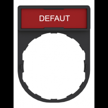  PORTE ETIQUETTES DEFAUT B/R 