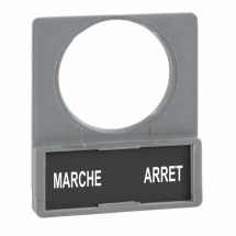  PORTE-ETIQUETTE PLAT 30X40 