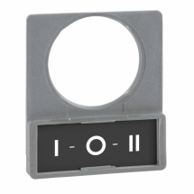  PORTE-ETIQUETTE PLAT 30X40 GRI 