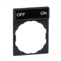  PORTE ETIQUETTES OFF-ON 