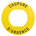  ETIQUETTE COUPURE URGENCE 