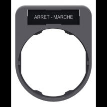  PORTE-ETIQUETTE PLAT 40X50 