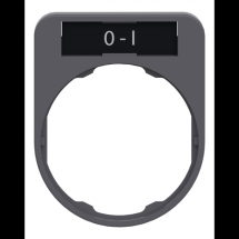  PLAQUE SIGNALETIQUE 40X50 MM 