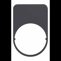  HARMONY - ETIQUETTE PLATE 40X6 