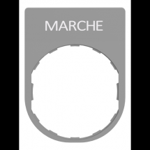  PORTE-ETIQUETTE PLAT 40X50 GRI 