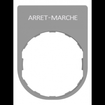  PORTE-ETIQUETTE PLAT 30X40 