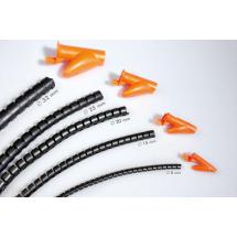  GAINE D25 SPIRALE 20M NOIR 
