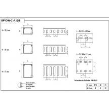  GF-DIN-C-A12/8 37,5X25GY 