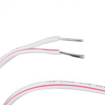  C�ble blanc 20AWG 2 x 0,5mm� 