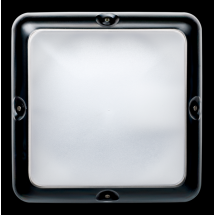  Bang carr� Noir opale 1X E27 6 