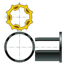  JEU LT50 TUBE ZF54 R JAUNE 