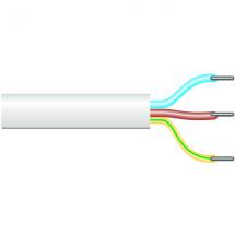  ROULEAU 50M CABLE BLANC 3X1,5 