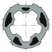  ROUE LT50 POUR TUBE TW57 