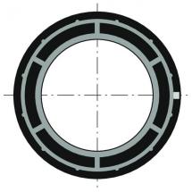  COURONNE LT50 POUR TUBE D70 
