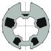  ROUE LT50 POUR TUBE DIAM 63 