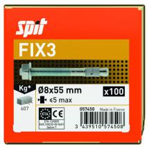  FIX3 M8X55/5 MT       PAR 100 