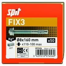  FIX3 M8X160/110-100 M PAR 50 