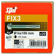  FIX3 M16X100/5 MT     PAR 20 