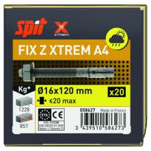  FIX Z XTREM M16x120/20 A4 /BT2 