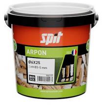 CHEVILLE 6X25 ARPON LOT DE 800 