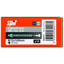  TIGES M12X160 ZN 5.8 /BT10 +AC 