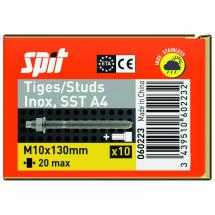  TIGES M10X130 A4 /BT10 + ACCES 