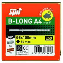  B-LONG 8X100/50 F TETE FRAISEE 