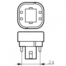  COMPACTE 13 G24D1 840 900lm 