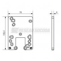  PLAQUE FIXATION UNIVERSELLE PO 