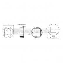  KIT ENCASTREMENT FACADE RONDE 