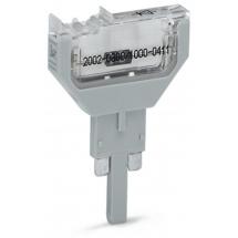 Module enfichable 2 ples, gri 