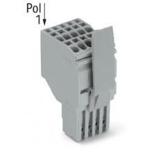  CONNECTEUR FEMELLE POUR 2 COND 