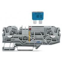  Borne  fusible pour 2 conduct 