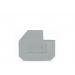  PLAQUE D'EXTREMITE / GRIS 