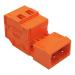  CONNECTEUR MALE CAGE CLAMP 2 P 