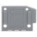  PLAQUE D'EXTREMITE / GRIS 