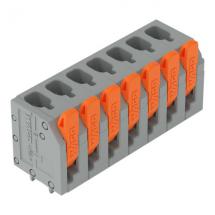  BORNE CI LEVIER 7 POLES GRIS 