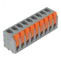  BORNE CI LEVIER 9 POLES GRIS 