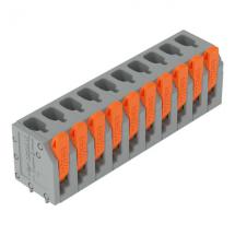  BORNE CI LEVIER 10 POLES GRIS 