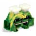  BORNE 4 CONDUCTEURS VERT-JAUNE 
