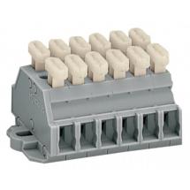  BARRETTE A BORNES 2C 6 POLES / 