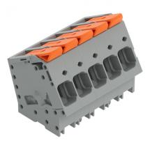  BORNE CI LEVIER 5 POLES GRIS 