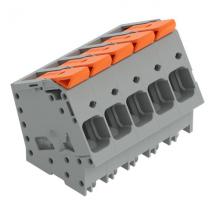  BORNE CI LEVIER 5 POLES GRIS 