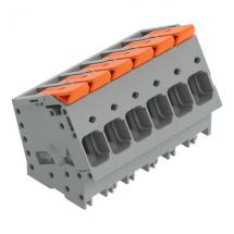  BORNE CI LEVIER 6 POLES GRIS 