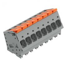  BORNE CI LEVIER 8 POLES GRIS 