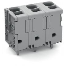  BORNE POUR CI  6MM, GRIS 