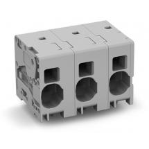  BORNE POUR CI  16MM, GRIS 