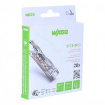  Borne WAGO 2773 Inline 2x4mm 