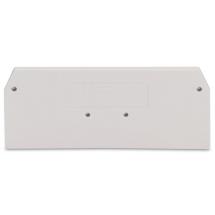  PLAQUE D'EXTREMITE / GRIS 