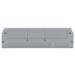  PLAQUE D'EXTREMITE / GRIS 